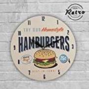 Retro Generic - Koopman International Clock - Livestyle Diam. 28. Assorted Dis Retro Generic - Koopman International Clock - Livestyle Diam. 28. Assorted Dis